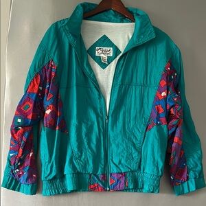 Colorful Geometric Women's Jacket
